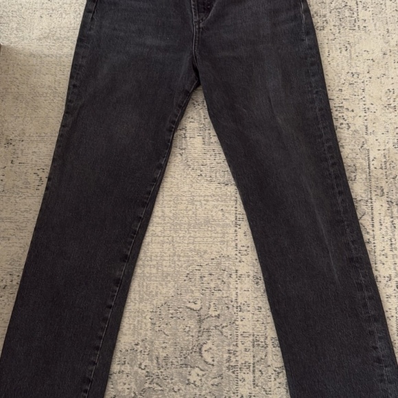 Agolde Criss Cross Straight Leg Jeans - Size 25 - Picture 2 of 5